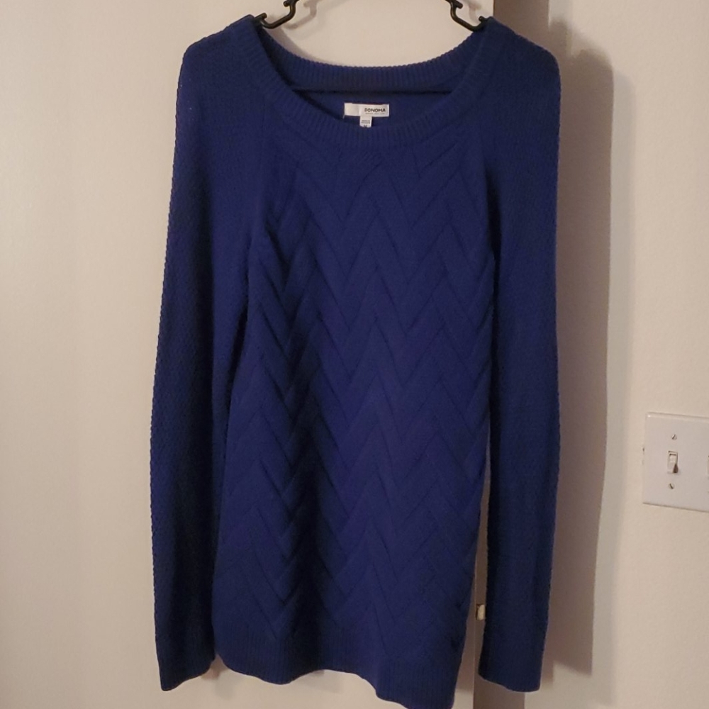 Sonoma Size M Blue Sweater